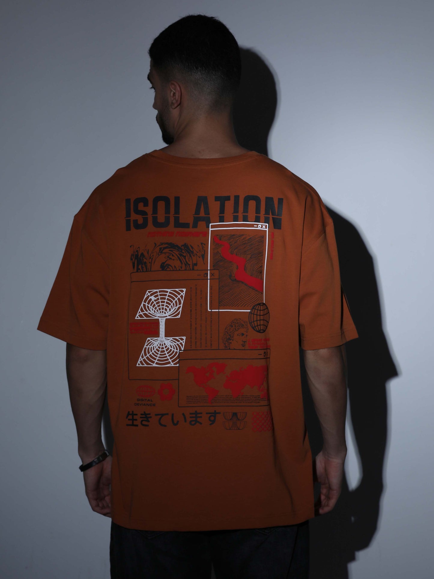 Isolation Oversized Sandle T-shirt - OSTS-1427