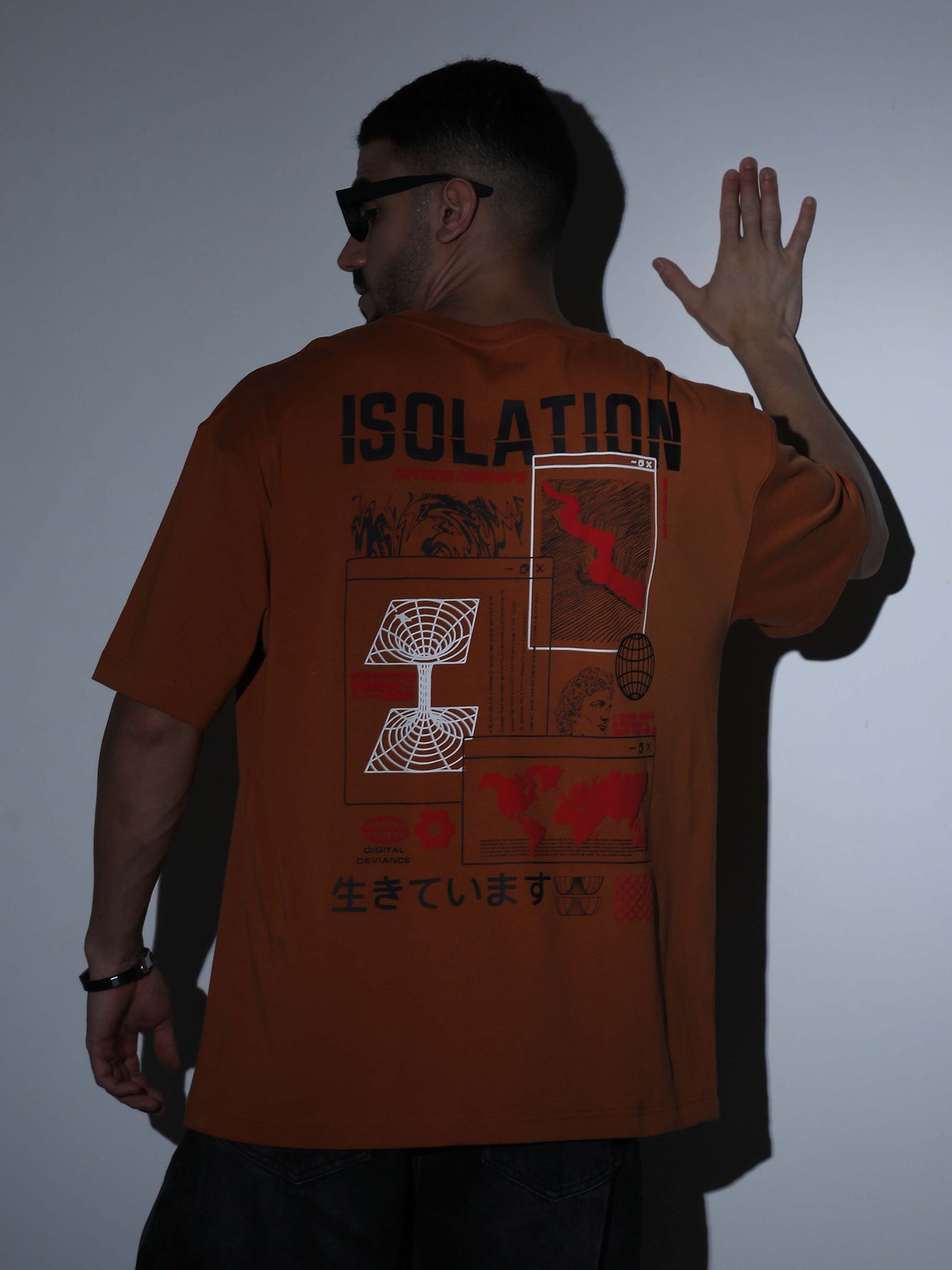 Isolation Oversized Sandle T-shirt - OSTS-1427