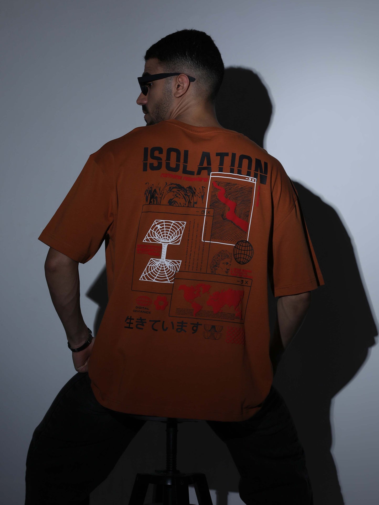 Isolation Oversized Sandle T-shirt - OSTS-1427