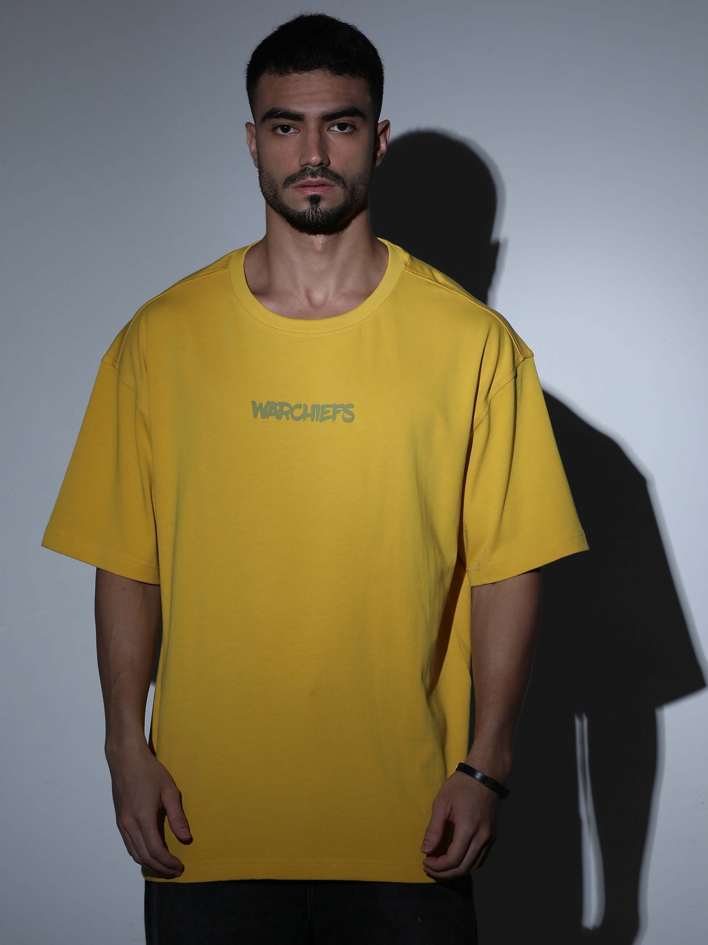 War Chiefs Oversized T-shirt M.Yellow - OSTS-1427