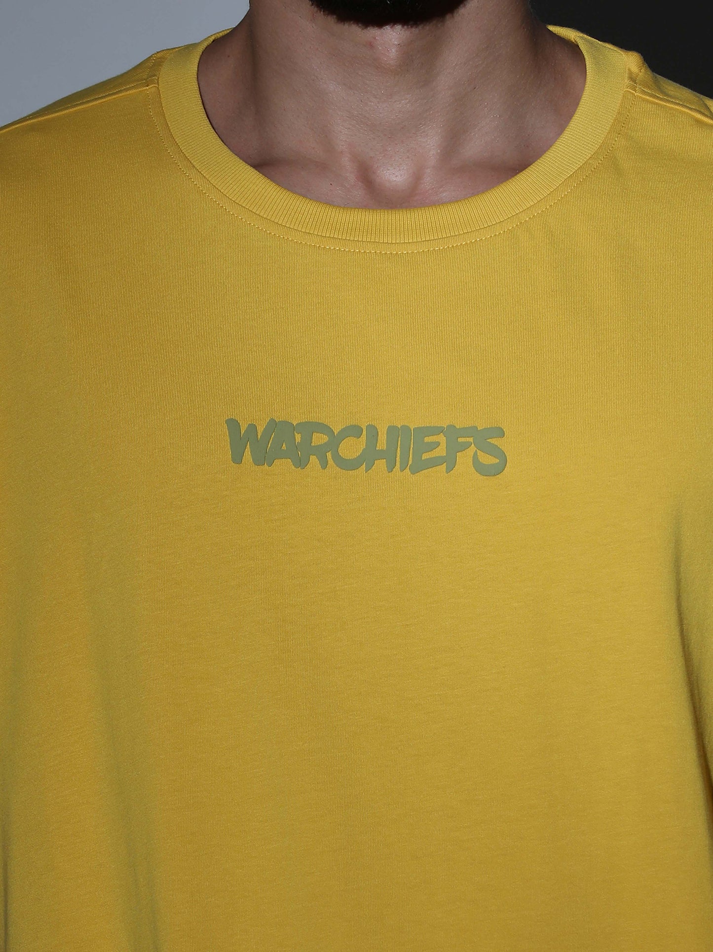 War Chiefs Oversized T-shirt M.Yellow - OSTS-1427